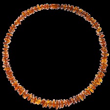 NUGGETS COGNAC ADULT NECKLACE