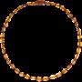 BEANS COGNAC ADULT NECKLACE