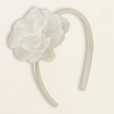 lacy flower headband