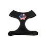 Mirage Pet Products Paw Flag USA Screen Print Soft Mesh Dog Harnesses, X-Large, Black