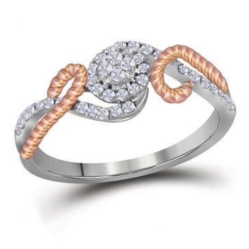 0.25Ct Diamonds Swirl  Styl...