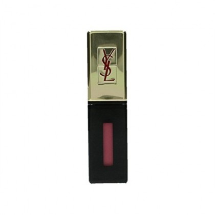 Yves Saint Laurent Rouge Pur Couture Vernis a Levres Glossy Stain Rose Vinyl for Women, 0.2 Ounce