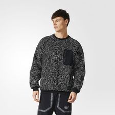 adidas - Crew Sweatshirt Black  /  White BS2494