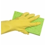 Flocklined Rubber Gloves - Yellow
