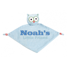 Personalised Owl Cubby Snuggle Buddy Baby Comforter Blankie/Blanket Gift