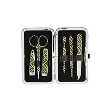 Brownlow Kitchen Gifts Manicure Set, Lime Green and Black
