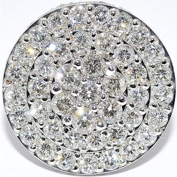 MENS DIAMOND RING 8CT 10K W...