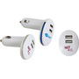 Double USB Car Charger with custom logo | www.thepromoshop.com