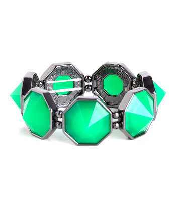 Emerald Octa Stretch Bracelet