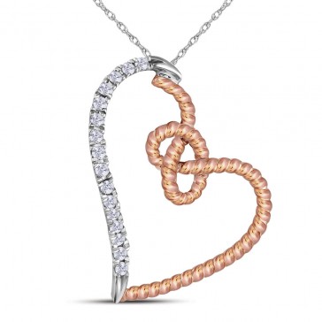 10k Two Tone Gold Diamond  ...
