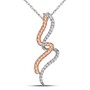 Silver Two Tone Pendant and Necklace Set Rope Collection 30mm