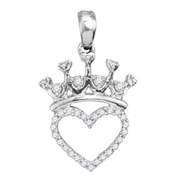 Natural Diamond Crown Penda...