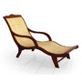 Capri Rattan Teak Lounger