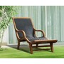 Riviera Rattan and Teak Sun Lounger