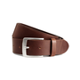 Leather Belt | Dark cognac brown