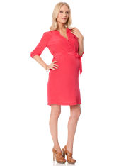 3/4 Sleeve Belted Maternity...