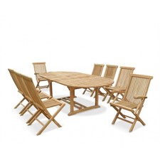 Ashdown 8 Seater Extending Teak Table Set