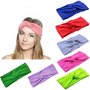 Lanzom 8 Pieces Women Fashion Elastic Hair Band Turban Head Band Hair Accessories