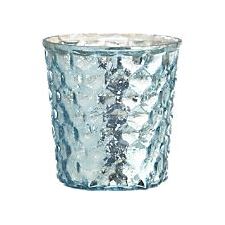 Shiny Aqua Candleholder