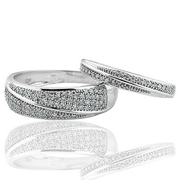 White Gold Wedding Bands Hi...