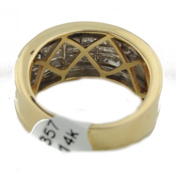 14K Yellow Gold Mens Weddin...