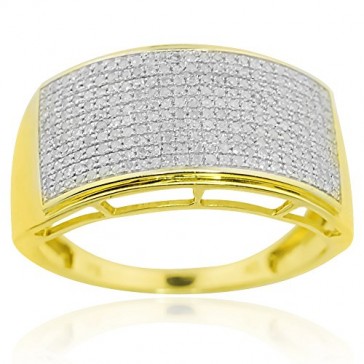 10K Yellow Gold Mens Weddin...