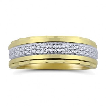 10K Gold Men's Wedding Band...
