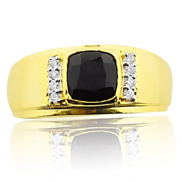 10K Yellow Gold Mens Ring W...