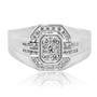 Mens Diamond Ring Fashion 10K White Gold 0.5ctw 12mm Wide Pinky Ring