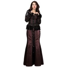 Alex Steampunk Two Piece Long Dress