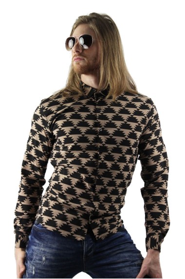Geometric Pattern Shirt