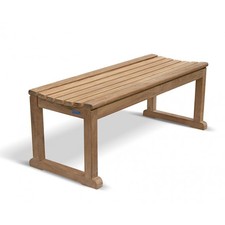 Westminster Teak 4ft Backless Garden Bench
