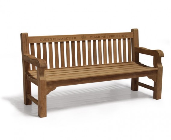 Balmoral 6ft Queens 90th Bench