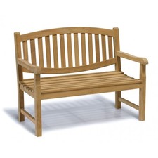 Ascot Teak 2 Seater Garden Bench 1.2m
