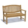 Ascot Teak 2 Seater Garden Bench 1.2m