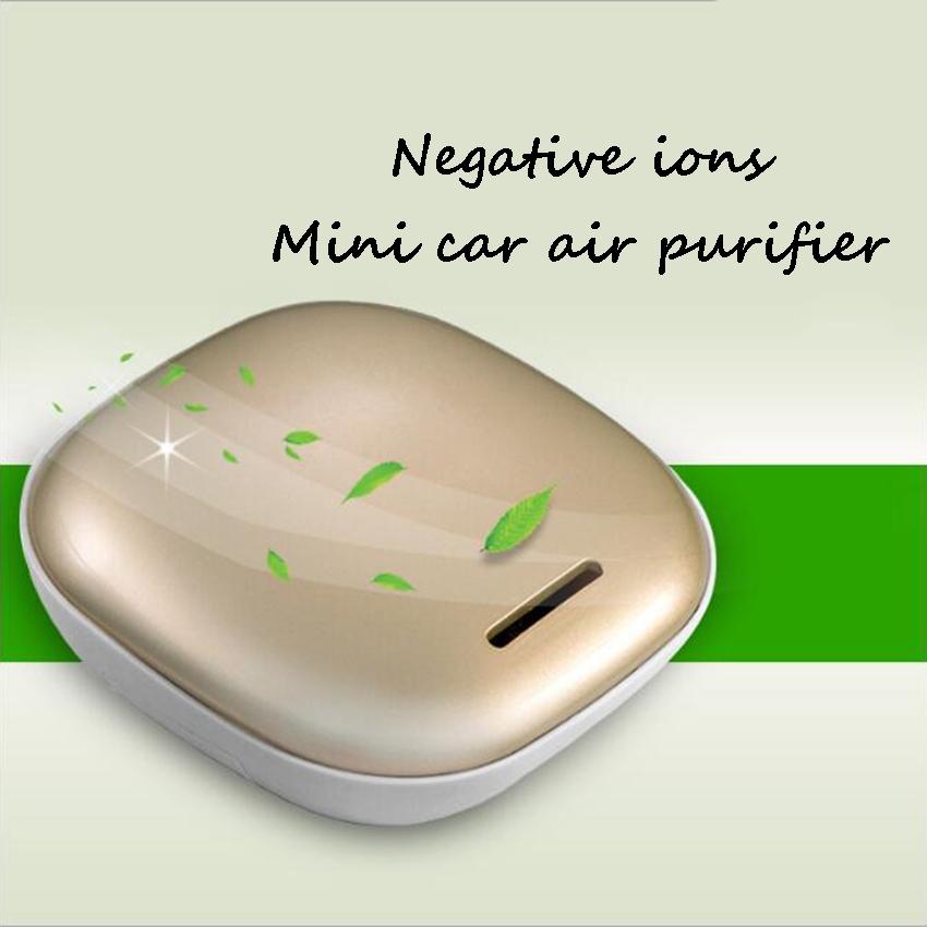 Mini car air purifier negat...