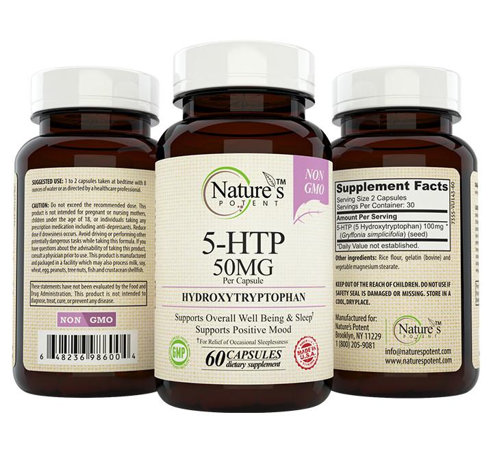 5-HTP 50 mg, Dietary Supple...