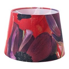 HÖRJA shade, flowers red, assorted designs Diameter: 9 " Diameter: 23 cm