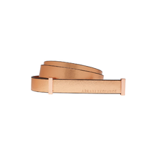 Clean Slim Logo Belt - New Arrivals - Accessories - Armani Exchange