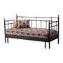 SVELVIK daybed frame, black Length: 77 1/2 " Width: 41 3/8 " Height: 46 1/8 " Length: 197 cm Width: 105 cm Height: 117 cm