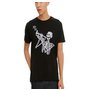 Scary yet Funny Black Graphic Printed Tee Suppliers