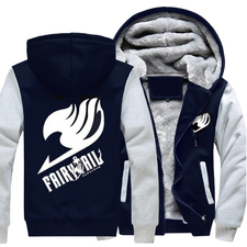 USA size Men Women Anime Fairy Tail Cosplay Jacket Sweatshirts Thicken Hoodie Coat (Copy)