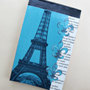 Blank Notebook - Eiffel Tower miniature notebook - small memo book - French blank book