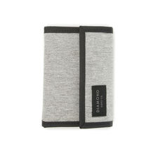 The Stone Cut Velcro Folding Wallet in Heather Grey