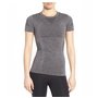 Soft Grey Women's seamless t shirt Manufacturers