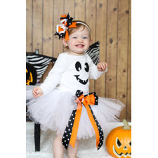Ghost Halloween White Tutu Costume FREE SHIPPING