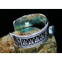 Joseph Coriz Blue Gem Turquoise Gathering Of Clans Overlay Bracelet