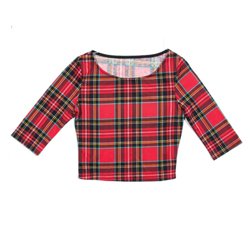 Wholesale Red Checked Top I...