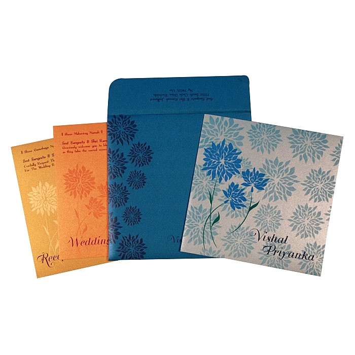 Blue Shimmery Paisley Theme...