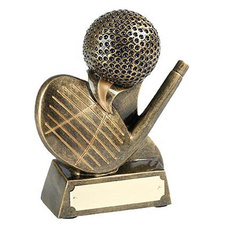 FAIRWAYS COLLECTION GOLF AWARD, RESIN, 5"